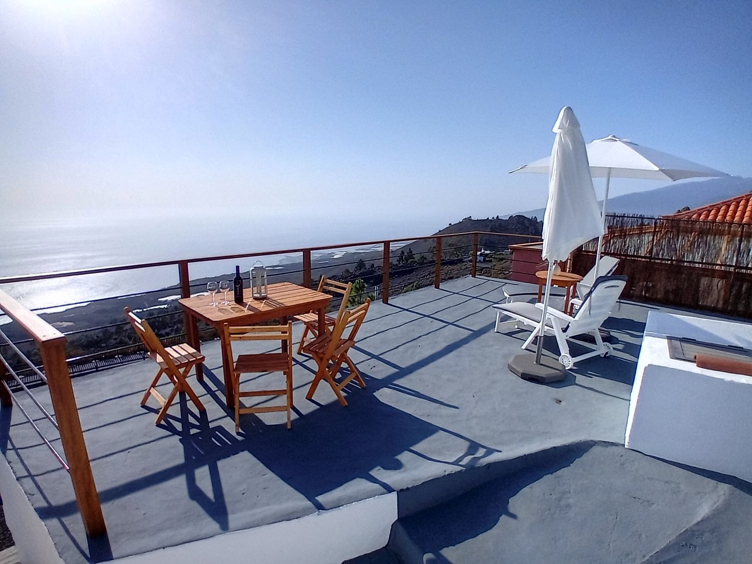 Terrace with outdoor table